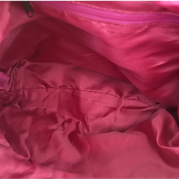 VERA WANG "Lovestruck" 🖤BLACK & PINK🩷 SEQUIN BOW TOTE SHOULDER BAG 🌟NWT🌟 - Picture 8 of 11